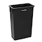 Alpine Industries 23 Gallon Black Slim Trash Can ALP477-BLK  - alternate 1
